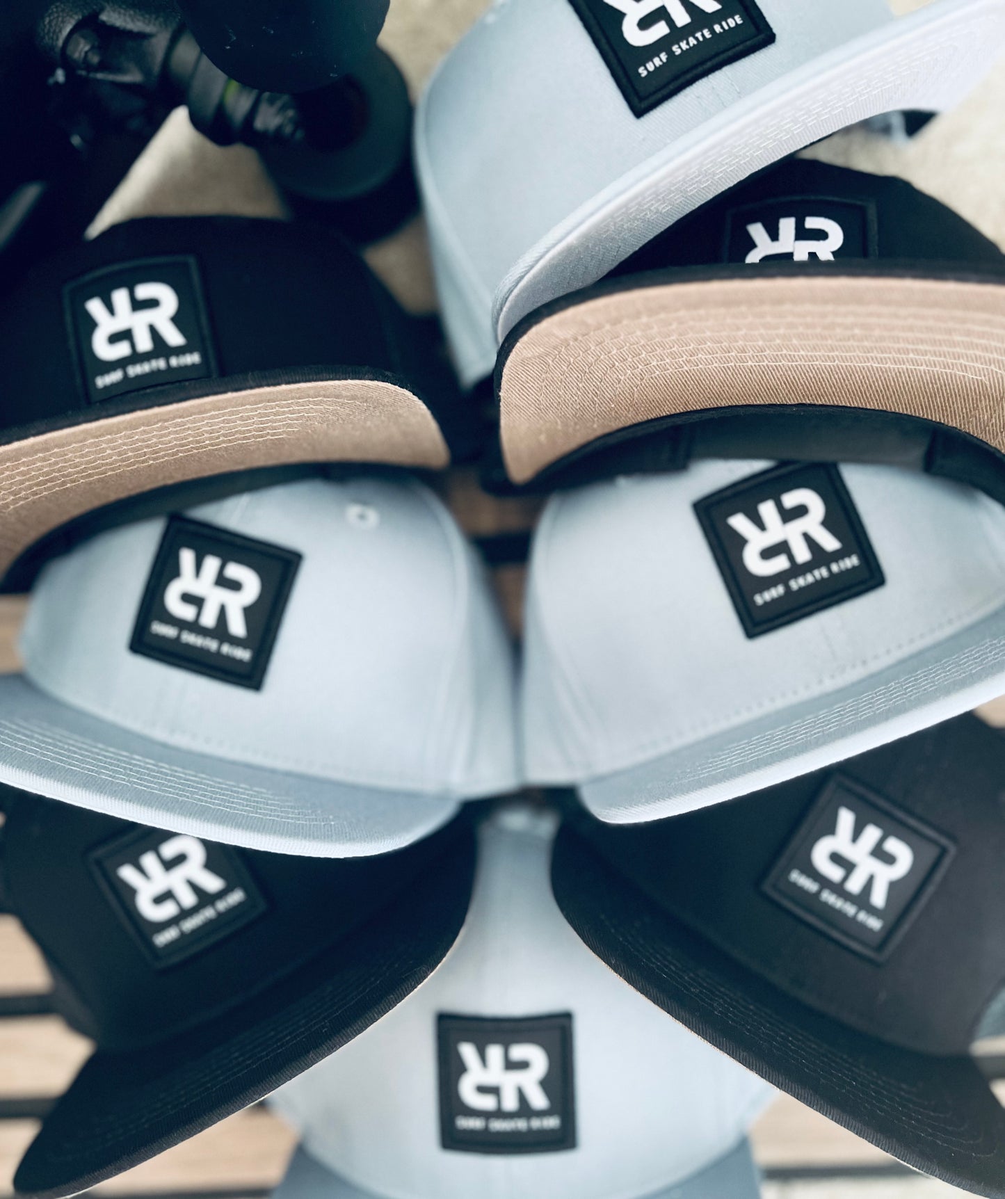 Black Trucker Snapback