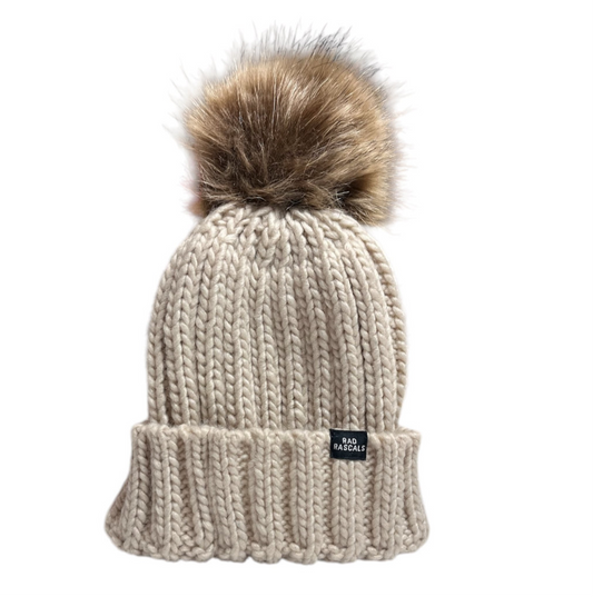 Chunky Pom Pom Beanie